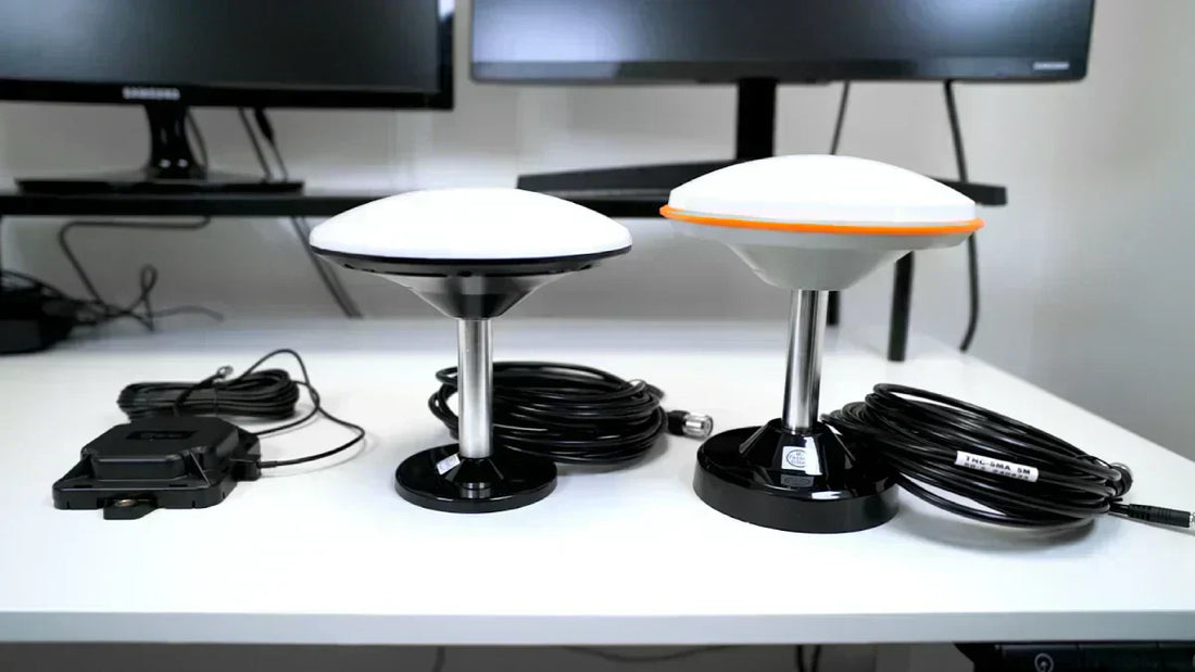 Three different onocoy antennas, the ANN-MB2, Budget 28dB and AllBand+